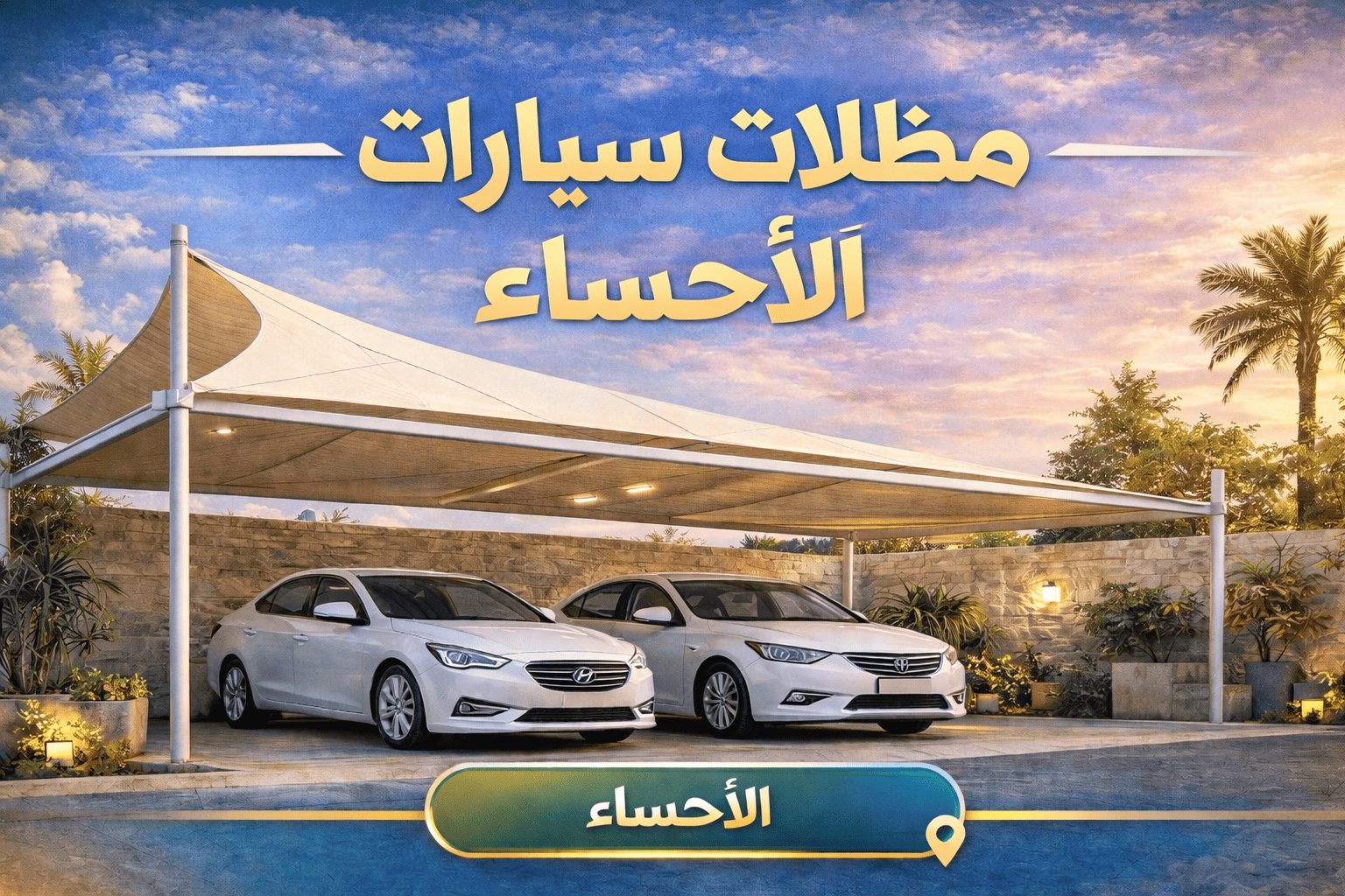 مظلات وسواتر الأحساء | مظلات سيارات الأحساء | مظلات وسواتر الأحساء